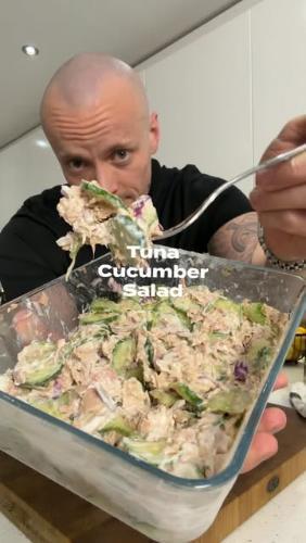 Tuna Cucumber Salad 🥒