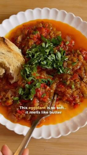 Melted Eggplant dip