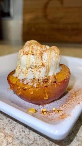 BAKED SWEET PEACHES 🍑
