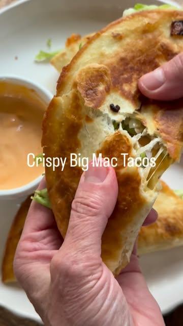 Crispy Big Mac Tacos
