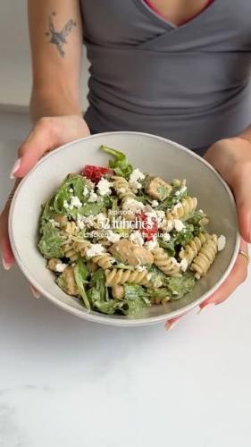 CHICKEN PESTO PASTA SALAD