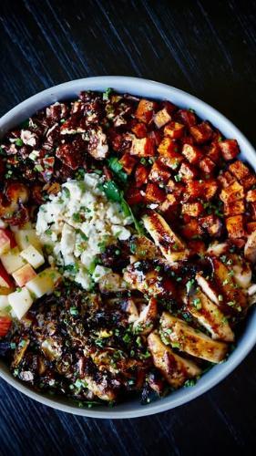 Maple Dijon Harvest Chicken Bowl 🐓🍁🔥