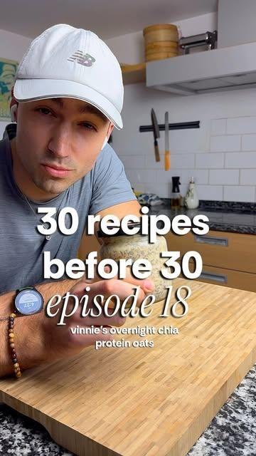 Vinnie's High Protein & Fibre Overnight Chia Oats