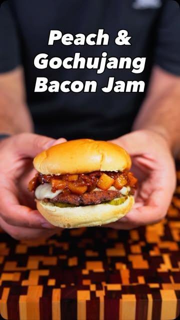 Peach & Gochujang Bacon jam