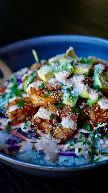 Baja Shrimp Bowl 🦐🔥🍋‍🟩