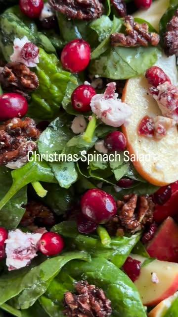 Christmas Spinach Salad