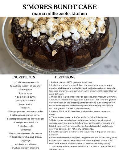 S'MORES BUNDT CAKE