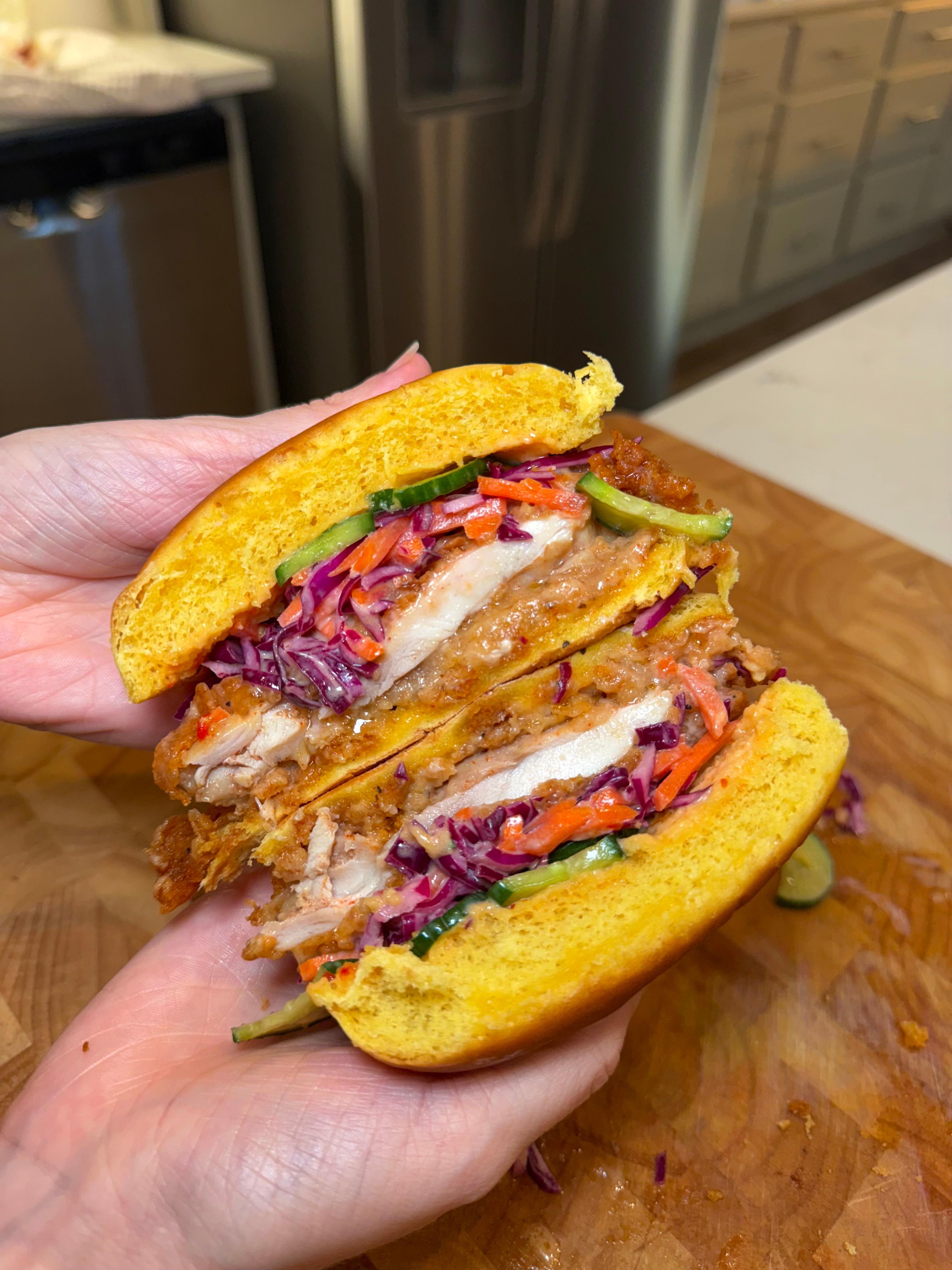 BANG BANG CHICKEN SANDWICHES 🤩🔥