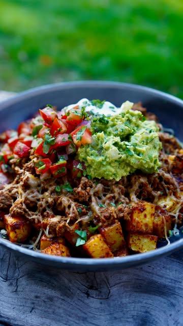 Taco Loaded Potato Bowl 🌮🥔🔥