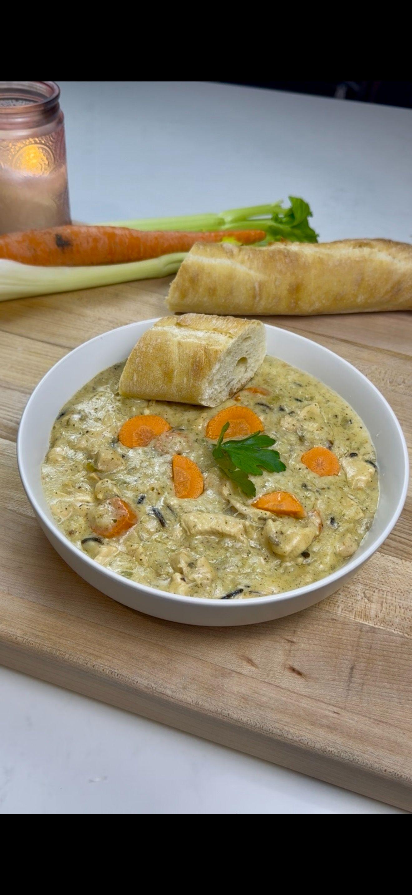 Cream of Chicken & Wild Rice Soup
