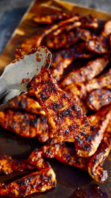 Grilled BBQ Chicken Strips 🐓🔥
