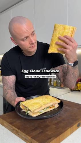 Egg Cloud Sandwich