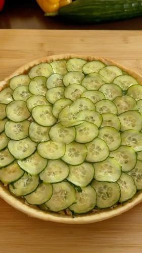 Crispy Tuna & Cucumber Summer Tart
